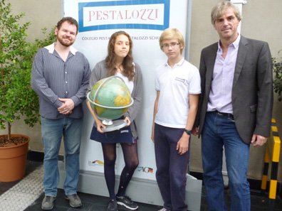 Alumnos del Colegio Pestalozzi participan en un concurso alemán de Geografía